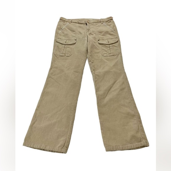 DKNY Jeans- Corduroy Stretch Cargo Bootcut Pants - Picture 2 of 16